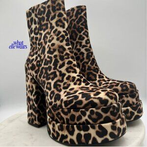 Steve Madden: Cobra Platform Boots in Velvet Leopard